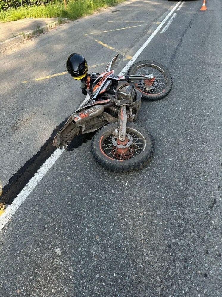 Несовершеннолетний мотоциклист погиб в  аварии на трассе Стрежевой-Нижневартовск