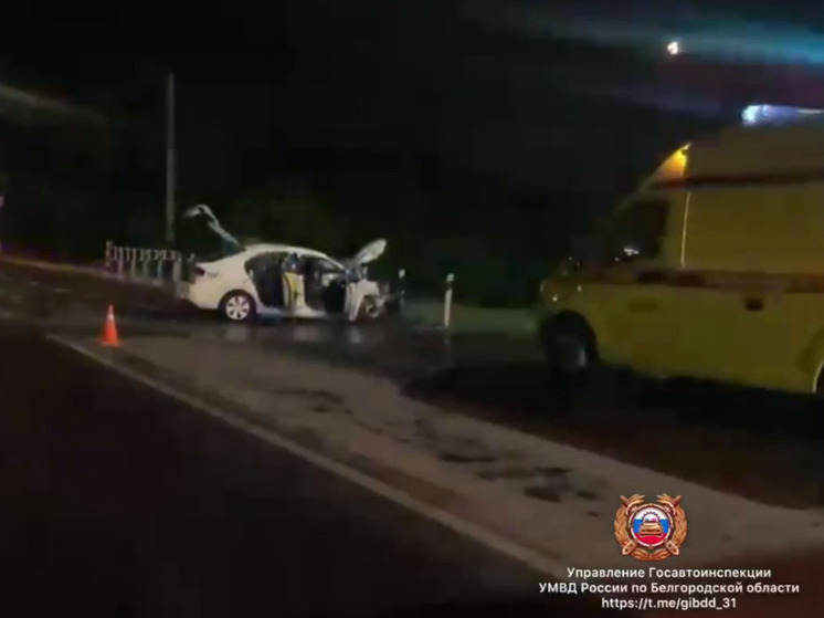 В Белгороде водитель авто врезался в тепловоз