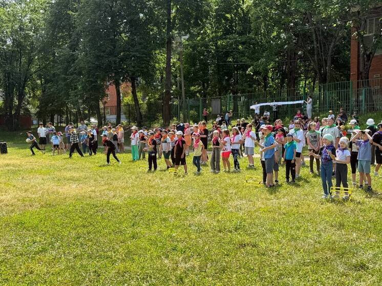 Патриотические мероприятия прошли в пришкольном лагере «Незабудка» Пущино