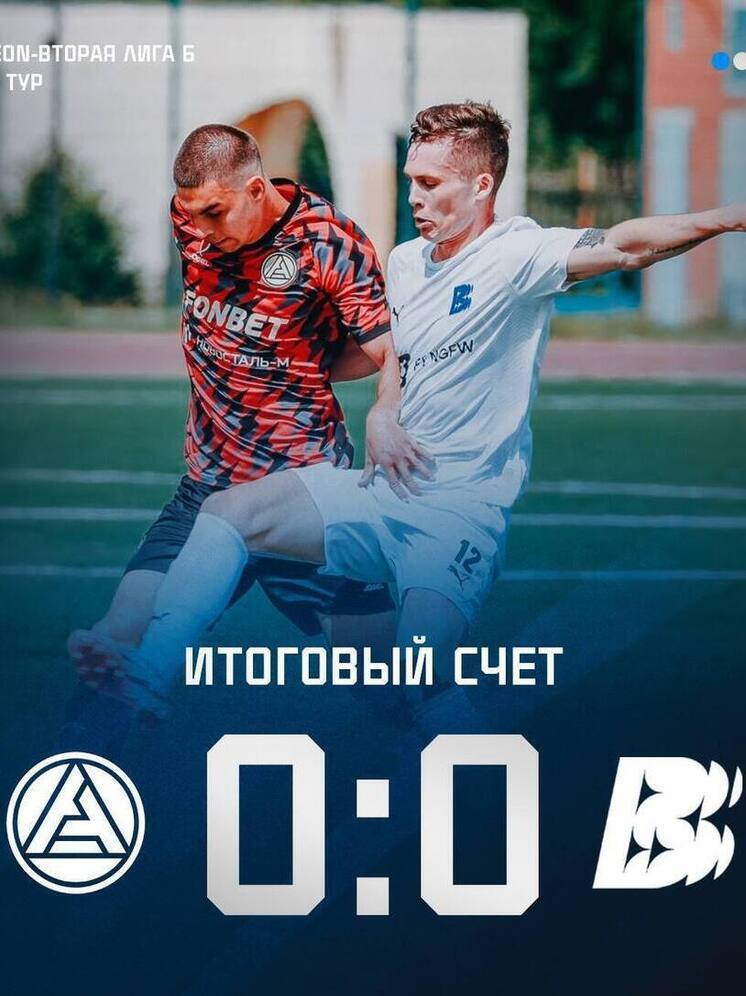 Матч «Волны» и «Акрона-2» завершился без забитых голов