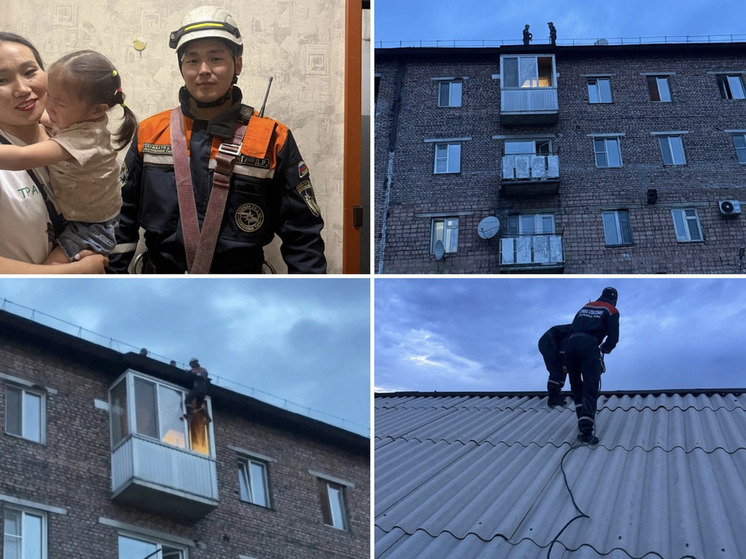 В Кызыле малолетняя девочка оказалась одна в запертой изнутри квартире