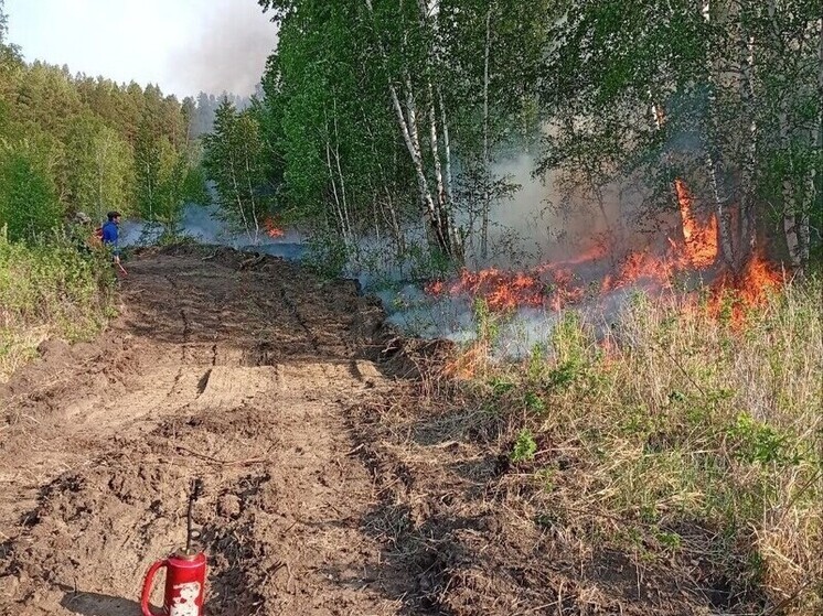 Пожар в районе села Маккавеево в Читинском округе планируют взять в кольцо