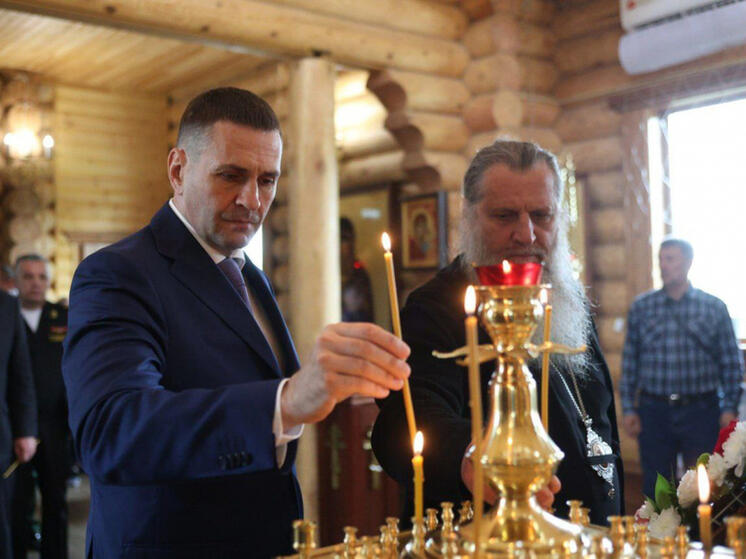 Дмитрий Демешин посетил новый Казанский храм-памятник воинской славы в Хабаровске