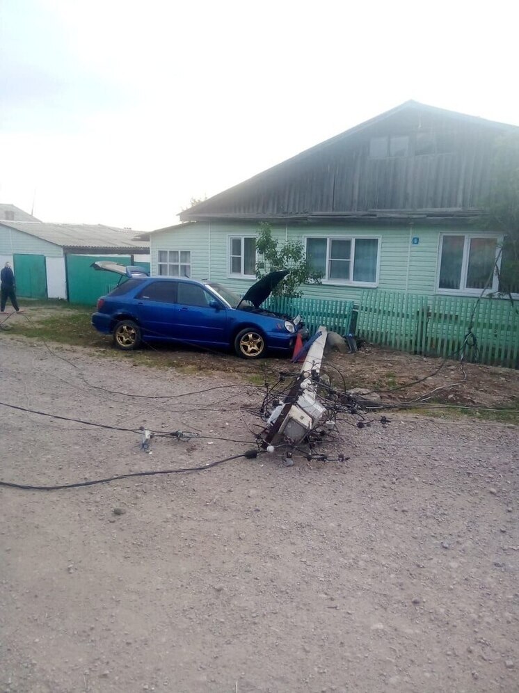 Авария оставила без света жителей деревни Карлук