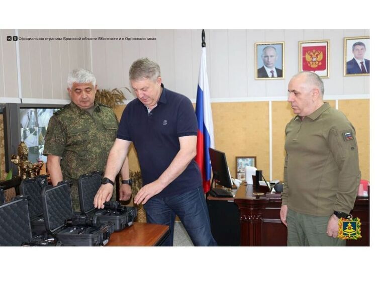 Губернатор Брянской области вручил пограничникам спецтехнику