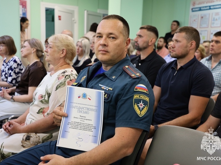 Пожарный из Саратова сдал кровь 90 раз