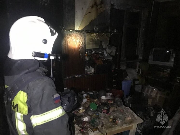 В Курской области произошло два пожара за минувшие сутки