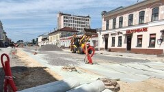 Благоустройство Тамбовского Арбата продолжается: работы проинспектировал глава города