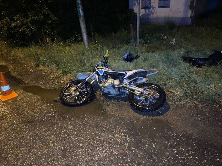 На Ставрополье подростки попали в ДТП на мотоцикле