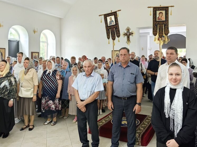 Освящение храма в селе Вторые Левые Ламки в Тамбове
