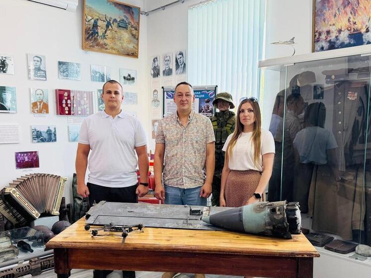 Генический музей получил от рязанцев в подарок экспонаты из зоны СВО
