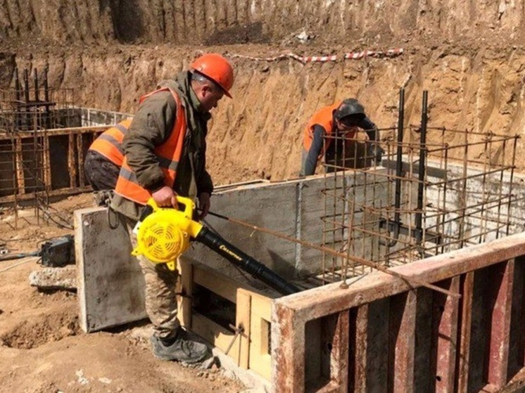 В Белгороде продолжается возведение ФОКа в «Олимпии»