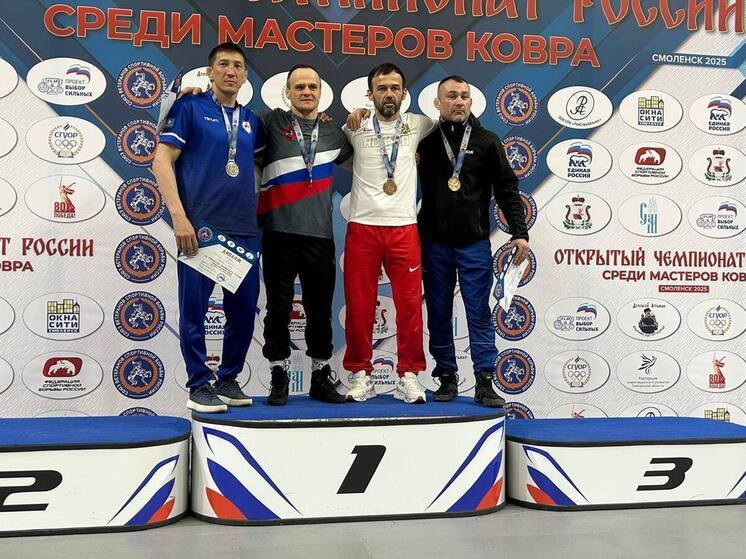 Борцы из Башкирии завоевали награды на чемпионате России