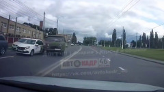 В Курске водитель такси спровоцировал массовое ДТП