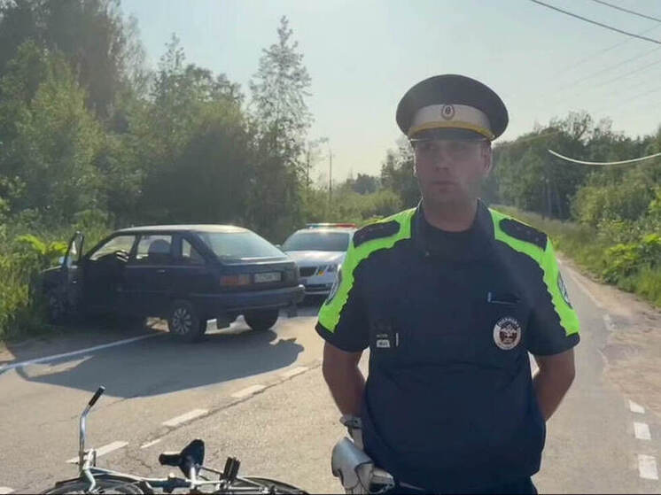 В Тосненском районе произошло ДТП с 12-летним велосипедистом