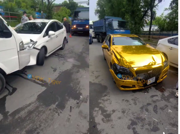 Массовое ДТП произошло на улице Фадеева во Владивостоке: подробности происшествия