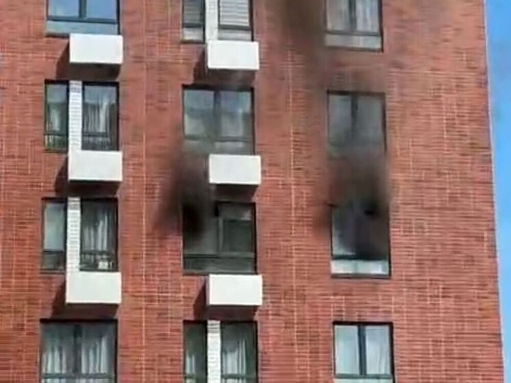 Квартира загорелась в новом ЖК в округе Красногорск