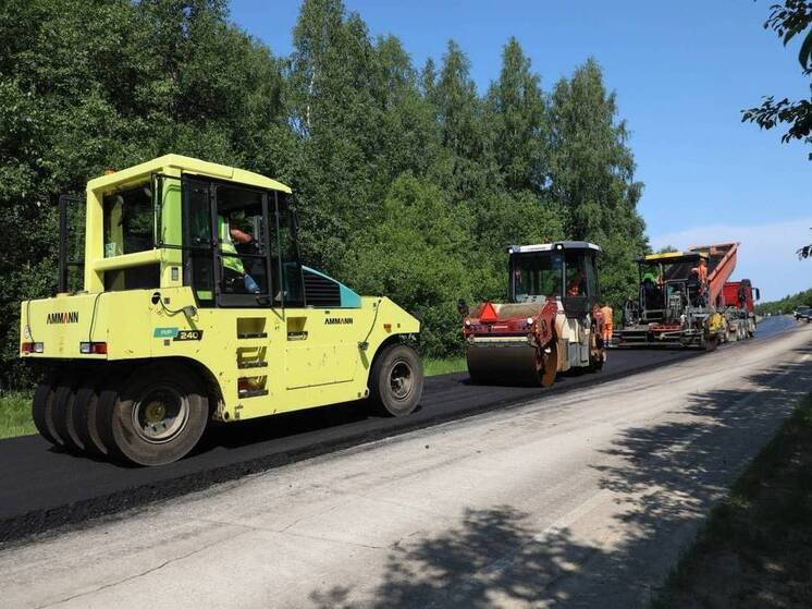 Завершается ремонт подъезда к Череповцу, выходящего на трассу А-114
