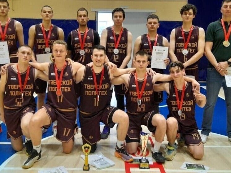 БК ТвГТУ «Политех» - серебряный призер Чемпионата Тверской области по баскетболу