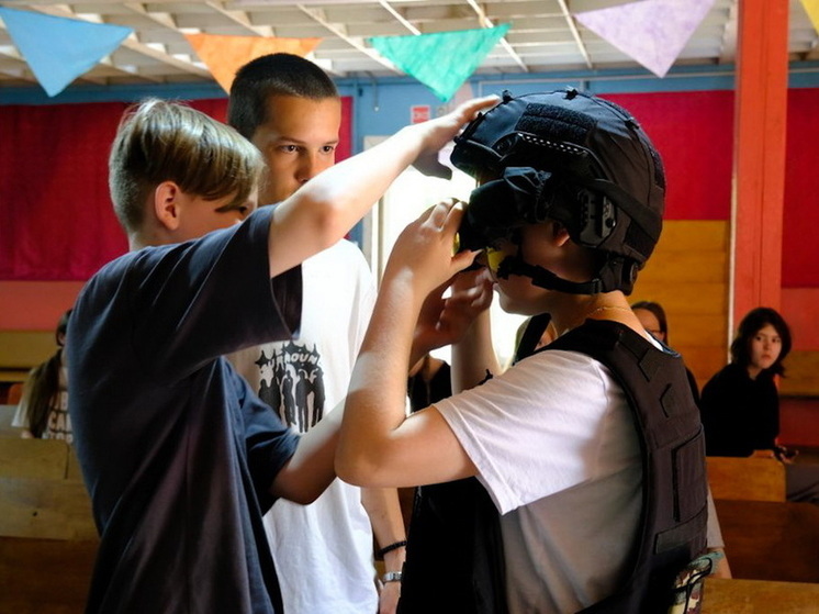 В детском оздоровительном лагере Марий Эл прошли «Каникулы с Росгвардией»