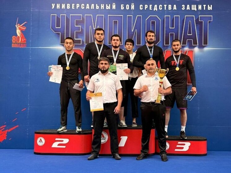 Спортсмены из Кабардино-Балкарии стали чемпионами России по универсальному бою