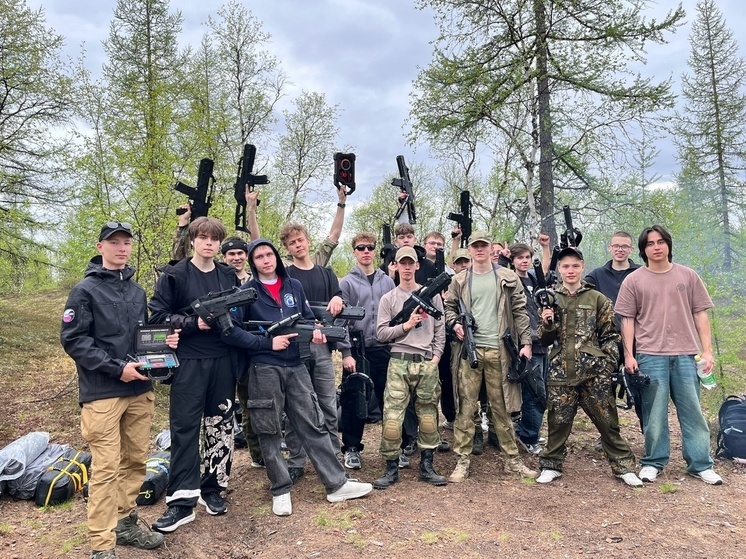 Для студентов НАО провели «Лазертаг»