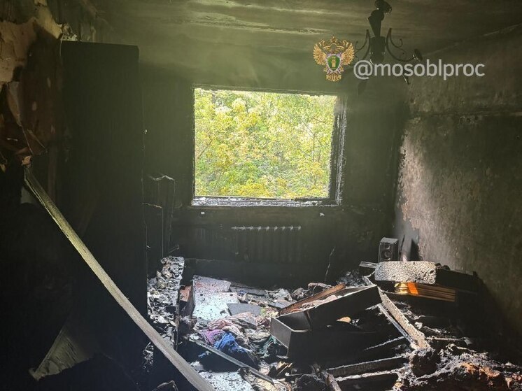 5 человек погибли во время пожара в подмосковном Королеве