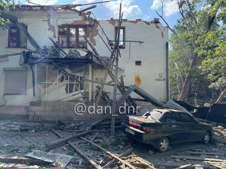 Кулемзин: 10 человек пострадали при утреннем обстреле Донецка