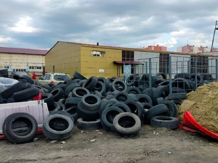 Больше 70 тонн старых автошин утилизировали в Новом Уренгое с начала года