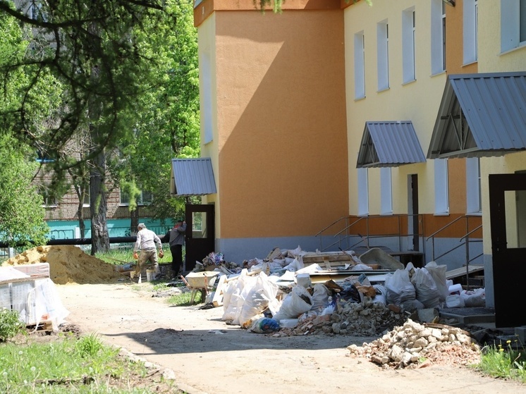 Ремонт инфекционного отделения в Каменке выходит на завершающий этап