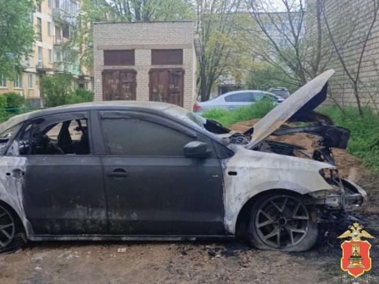 В Тверской области ревнивый мужчина сжег Volkswagen за 700 тысяч рублей