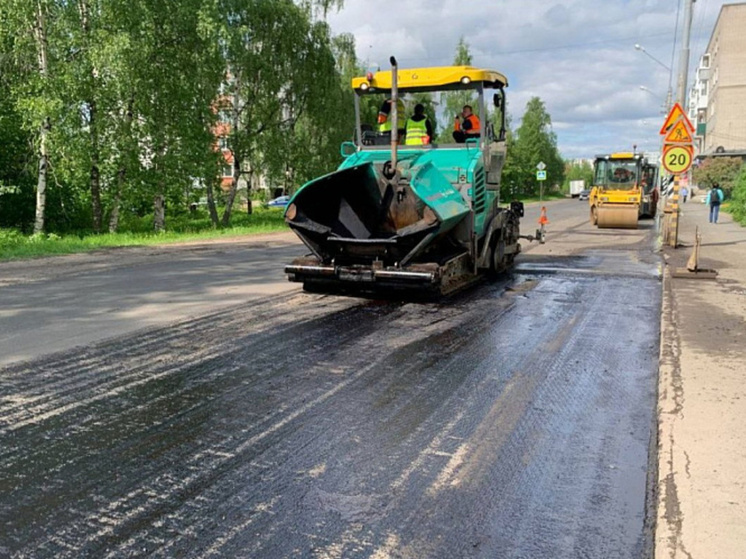В Архангельске продолжается ремонт дорог