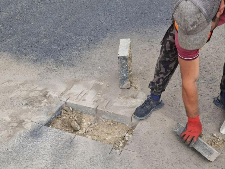 Ремонт дороги в Князе-Волконском контролируют специалисты