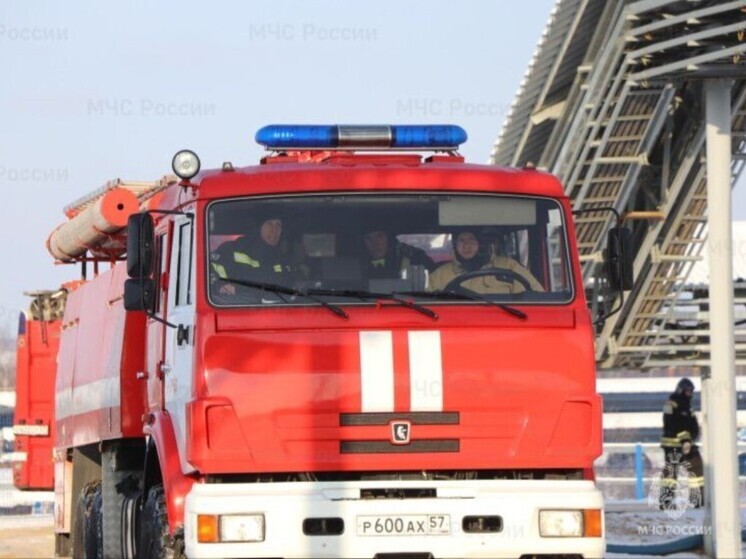 В Орловской области своевременный вызов пожарных помог предотвратить пожар из-за короткого замыкания