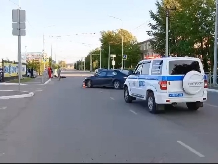 В Свирске в ДТП попал подросток на мотоцикле