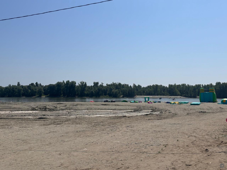 Стало известно, когда в Барнауле заработает Городской пляж на острове Помазкин