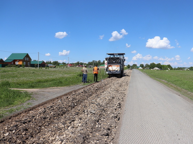 В Куженерском районе начался ремонт еще одной дороги