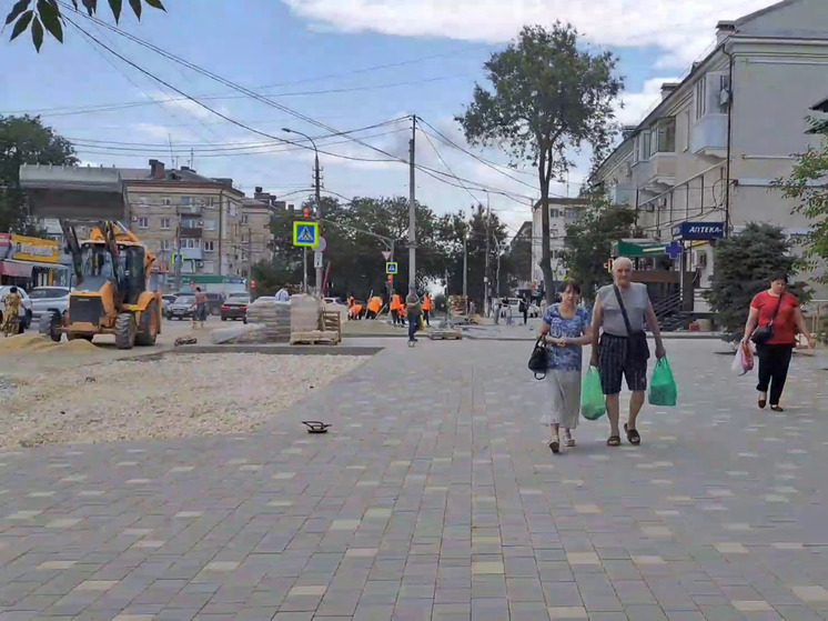 В Волгограде подходит к концу первый этап обновления улицы Титова