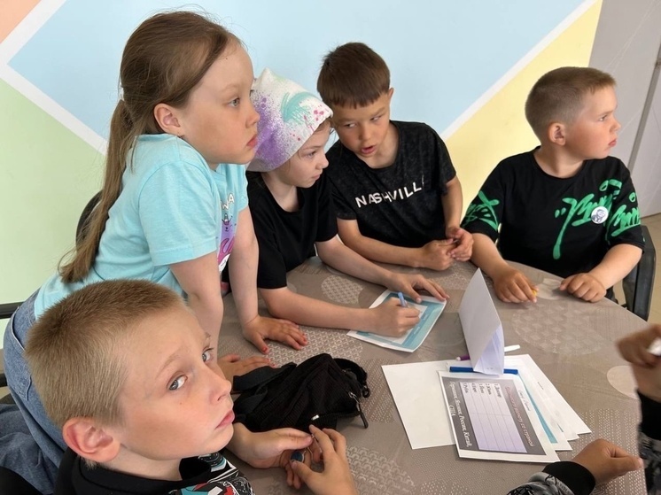 Квиз по финграмотности в пришкольном лагере «Юные патриоты»