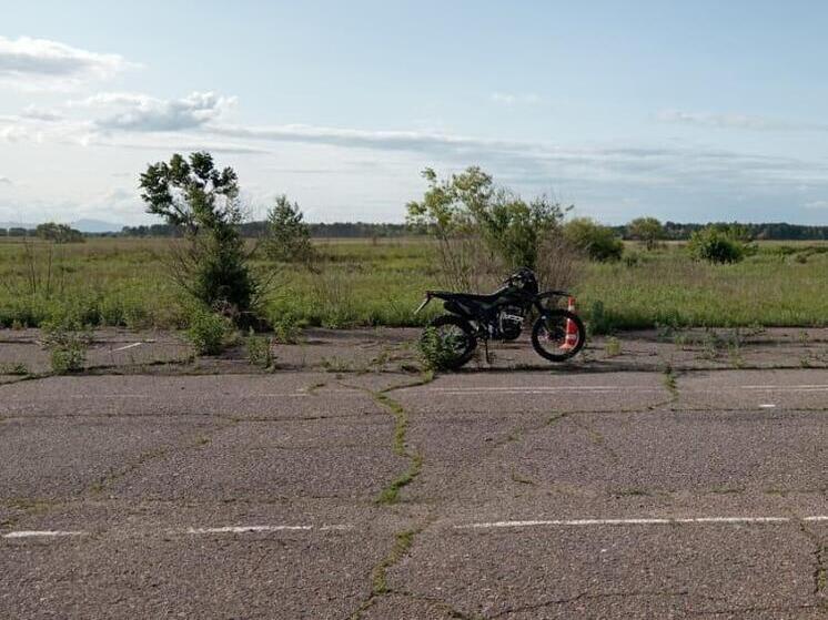 Сбил животное и перевернулся на мотоцикле подросток из ЕАО