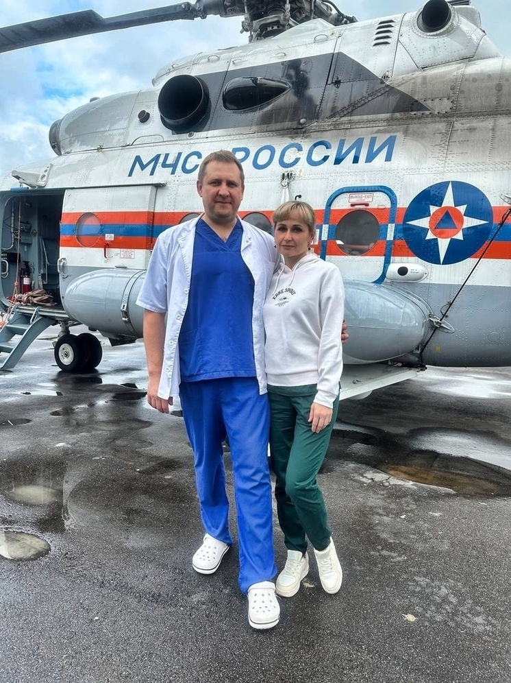 Врачи на вертолете отправились на помощь многодетной маме в Тверской области