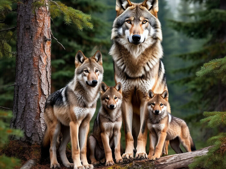 В Ярославской области проживает 12 волков