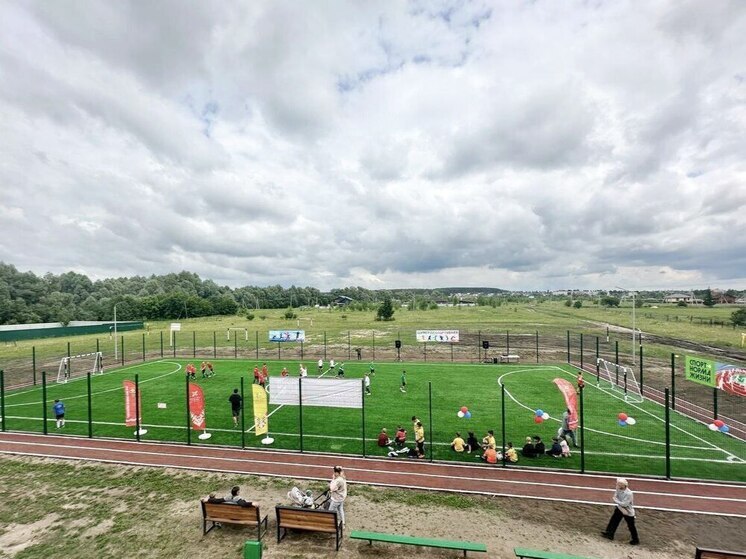 В деревне Шумерля открыли новую спортивную площадку