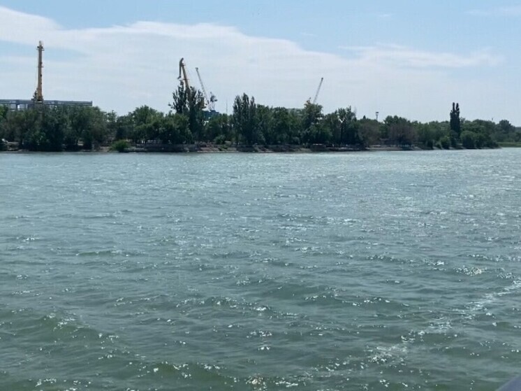 В Ростове ветер гонит воду с Дона