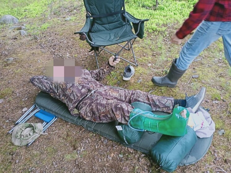 Петербуржец с переломом ноги был эвакуирован с острова на Ладожском озере