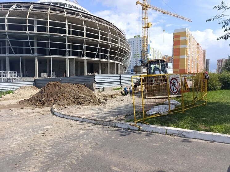В Курске продолжат строительство ливневок в посёлке Северный