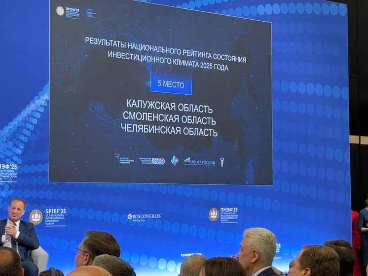 Смоленская область заняла 5-е место в Национальном рейтинге состояния инвестиционного климата