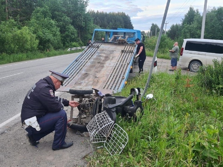 Водитель электротрицикла погиб в результате ДТП с Toyota возле Краснотурьинска