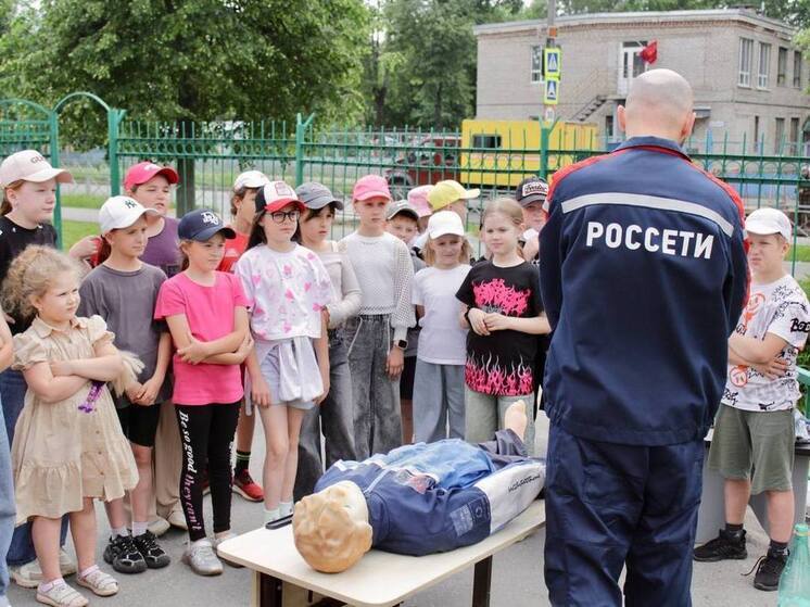 Костромские энергетики «Россети Центр» обучают детей электробезопасности в летних лагерях