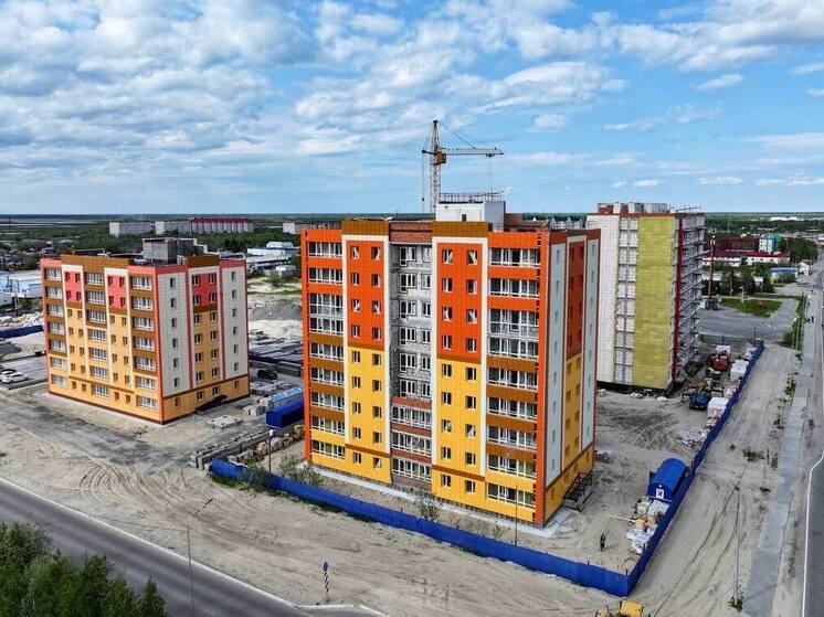 В районе ДОСААФ Надыма к вводу в эксплуатацию готовят новый дом